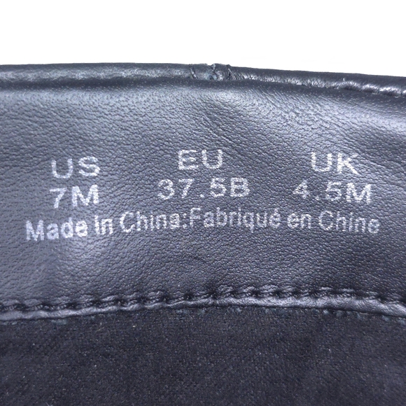 DKNY Ranya Zip Ankle Bootie Black Leather Size 7 Style K3303470 - Picture 9 of 10